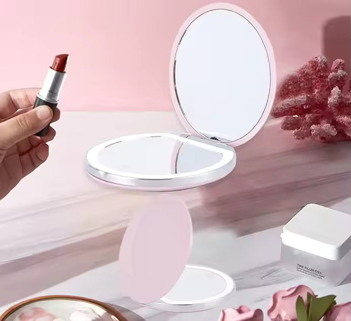 LED Pocket Makeup Mirror