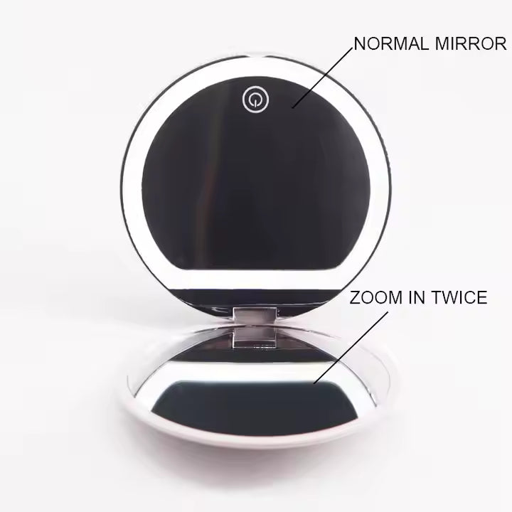 LED Pocket Makeup Mirror