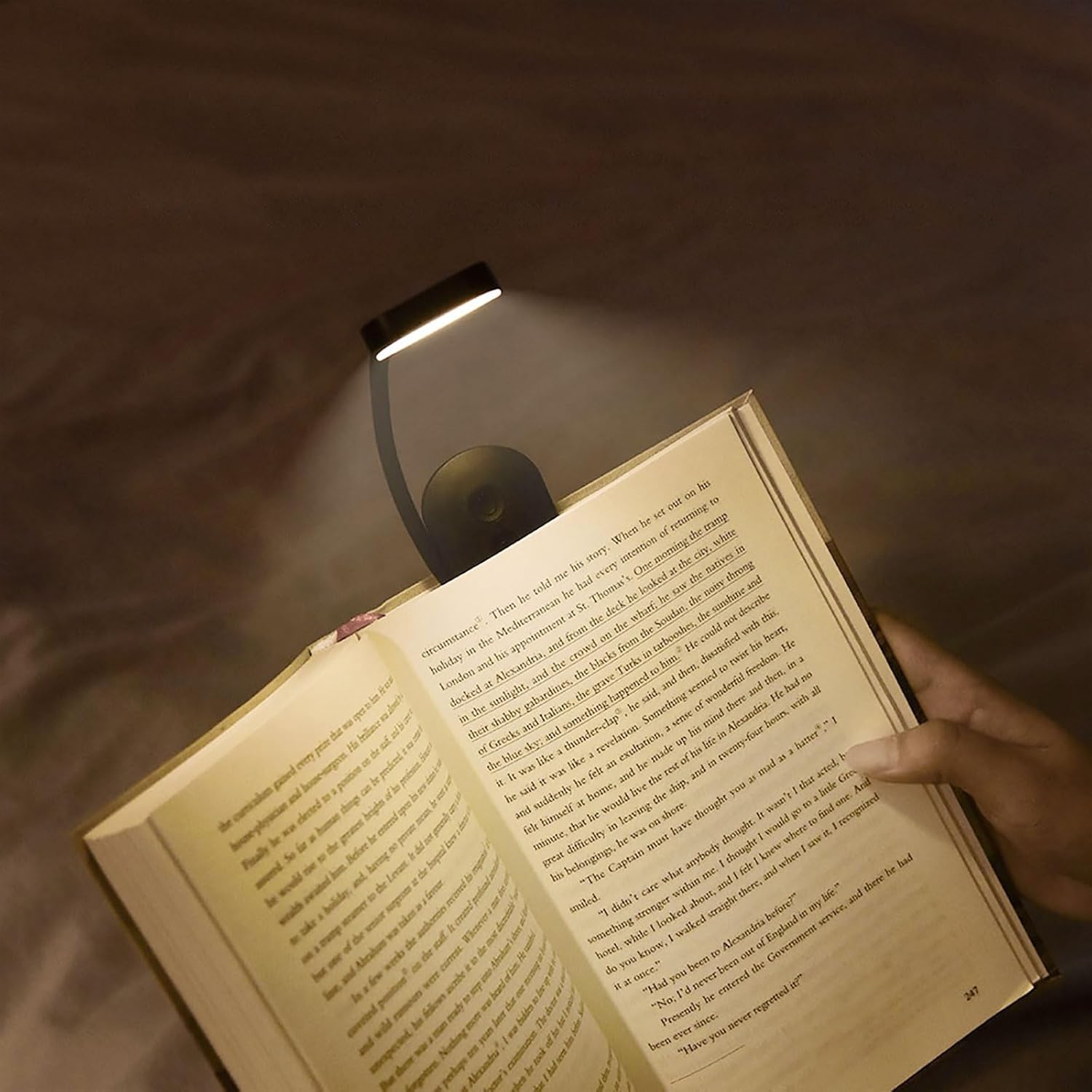Foldable USB Rechargeable Book Light - Pocket Design