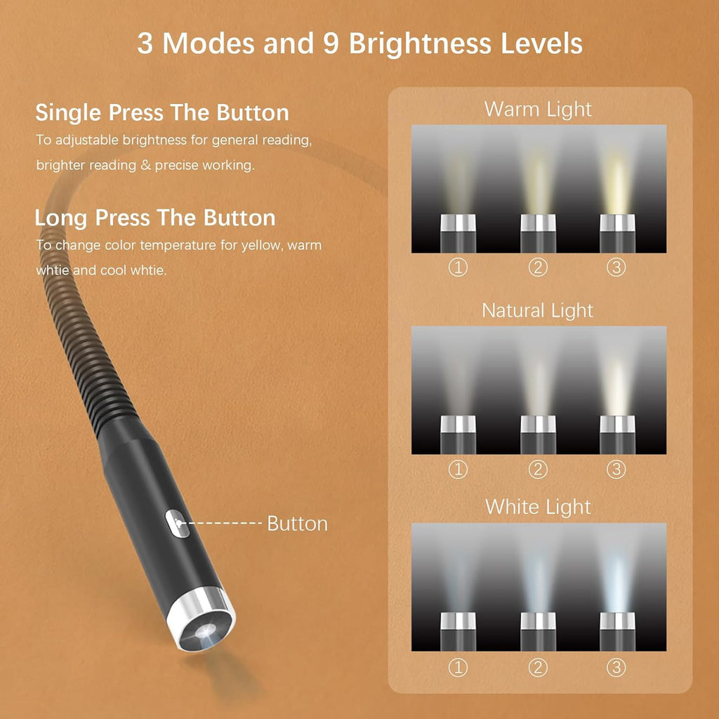 Flexible LED Neck Reading Light