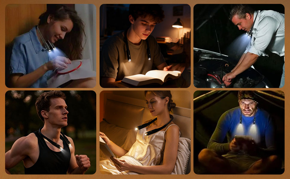 Flexible LED Neck Reading Light