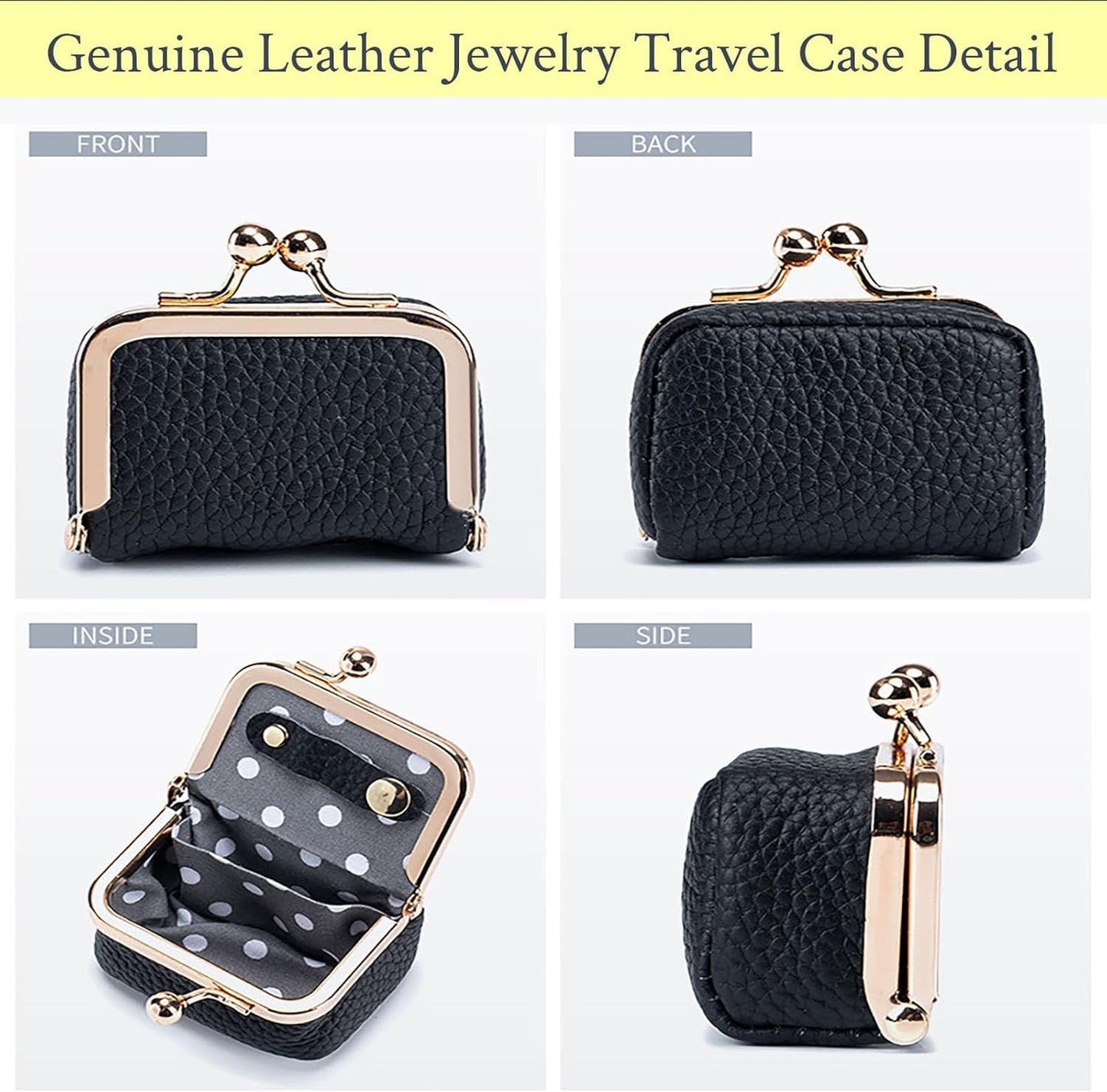 Mini Leather Storage Box Bag