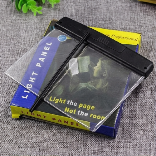 Flat LED Book Reading Light Illuminator Panel - Wireless