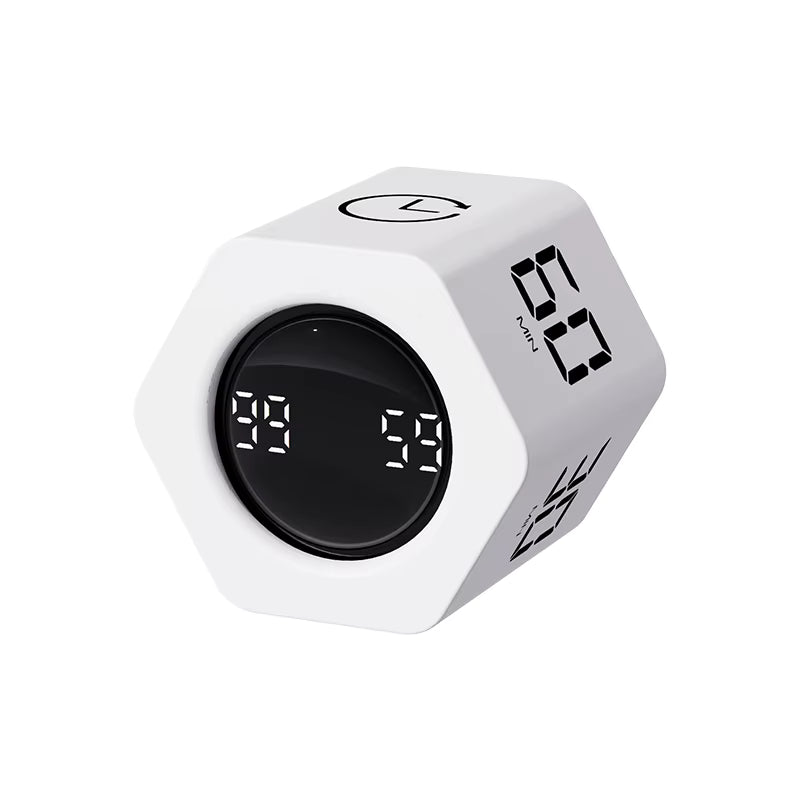 Hexagon Flip Pomodoro Timer – 5 Presets
