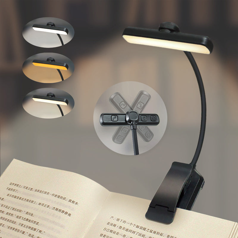 Flexible Stepless Dimming Clip Book Lamp