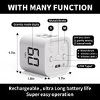 Gravity Flip Digital Pomodoro Timer with Seconds Display