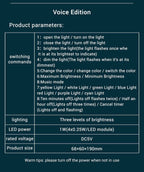 Smart Voice-Controlled Night Light Cartoon English