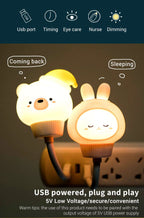Smart Voice-Controlled Night Light Cartoon English