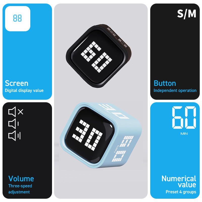 Minutes-Only Gravity Cube Timer