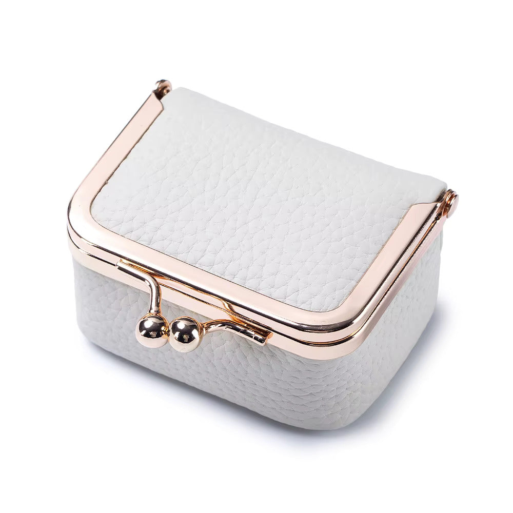 Mini Leather Storage Box Bag