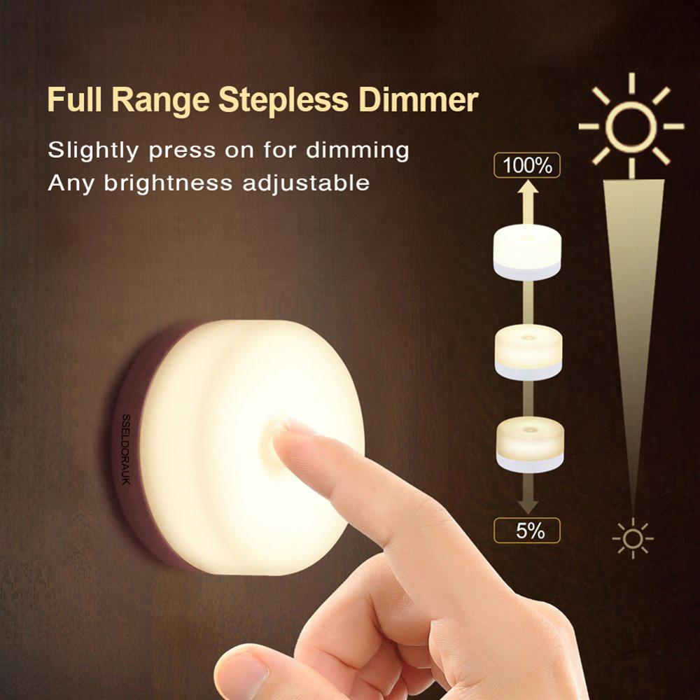Smart LED USB Rechargeable Atmosphere Lighting - Dimmable - Magnetic - DeskTop / Beside Bed