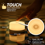 Smart LED USB Rechargeable Atmosphere Lighting - Dimmable - Magnetic - DeskTop / Beside Bed
