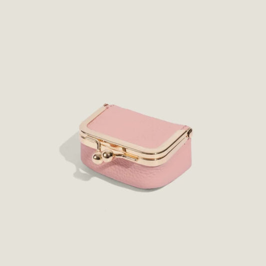 Mini Leather Storage Box Bag