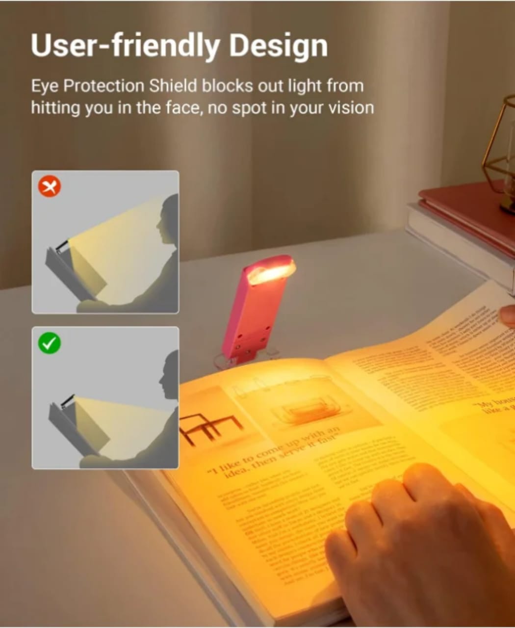 USB Rechargeable LED Reading Lamp