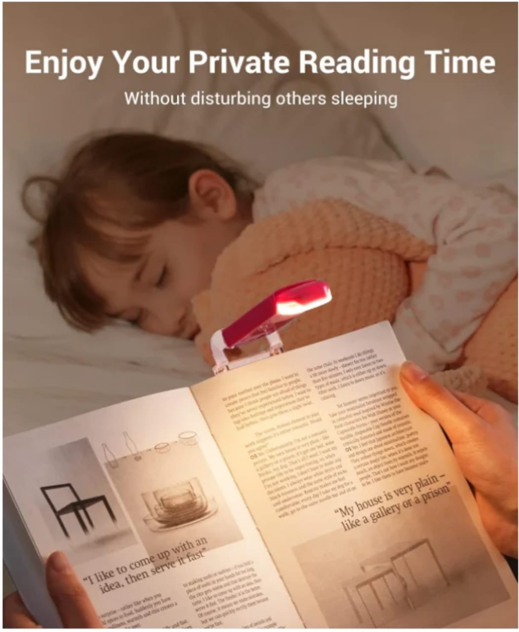 USB Rechargeable LED Reading Lamp