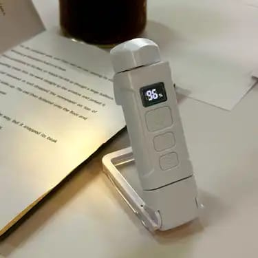 portable, USB-rechargeable LED book light