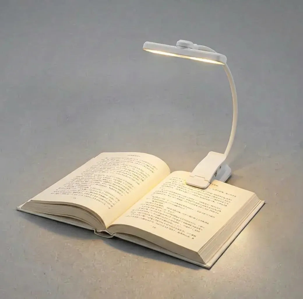 Flexible Stepless Dimming Clip Book Lamp