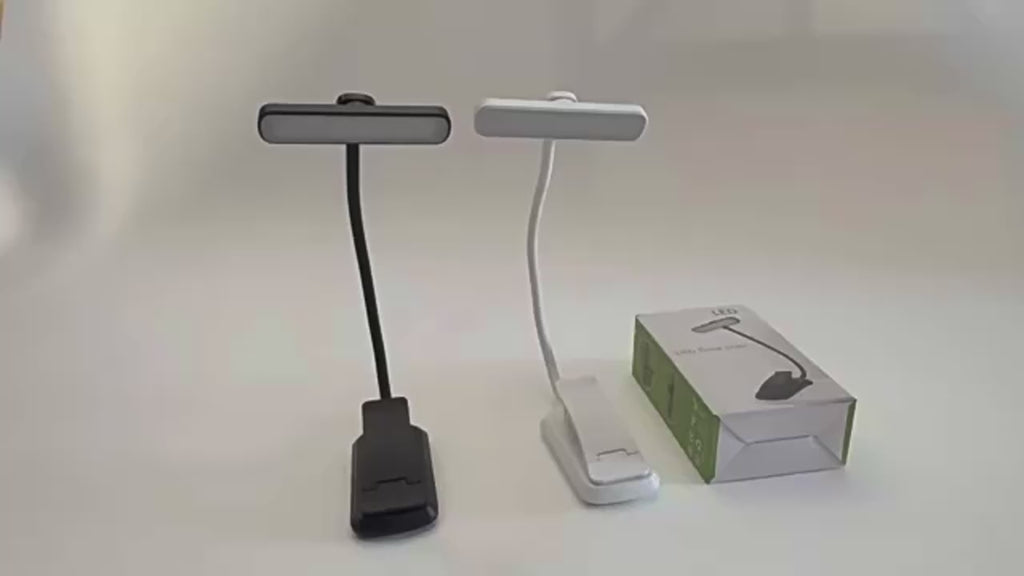 Flexible Stepless Dimming Clip Book Lamp