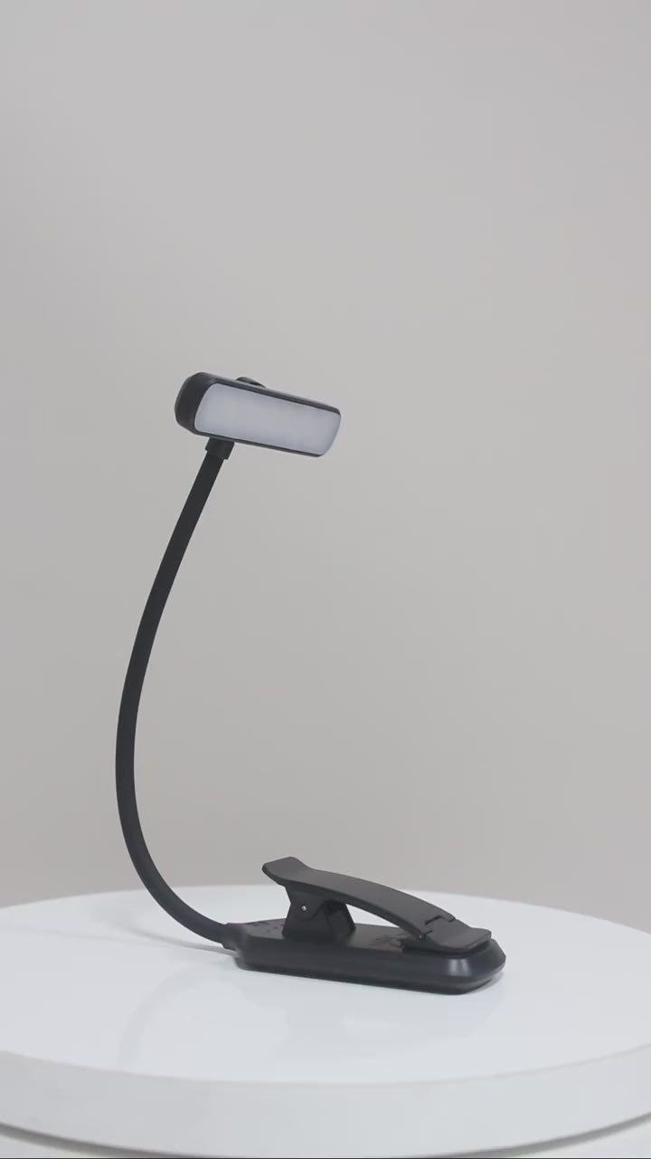 Flexible Stepless Dimming Clip Book Lamp