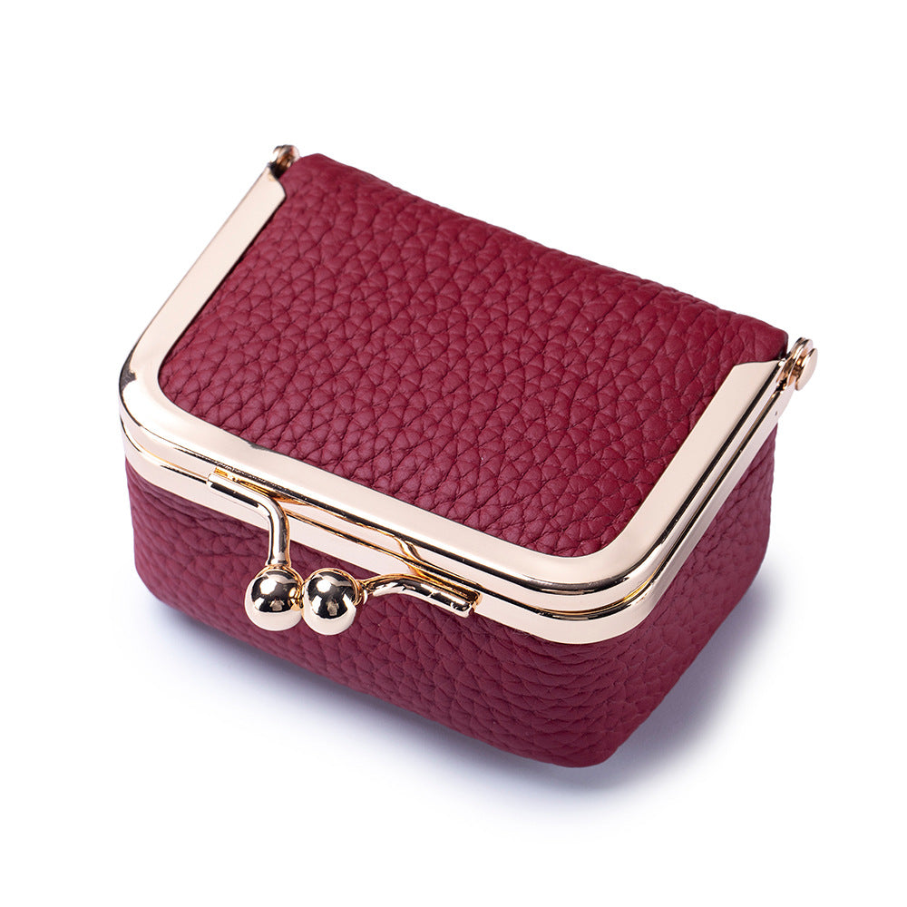 Mini Leather Storage Box Bag