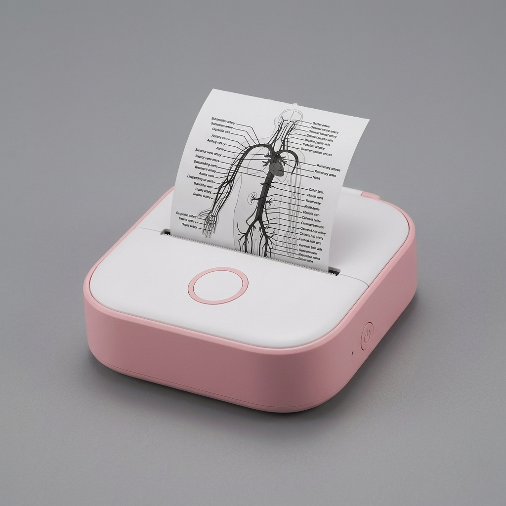 Phomemo T02 Mini Printer - White and Pink